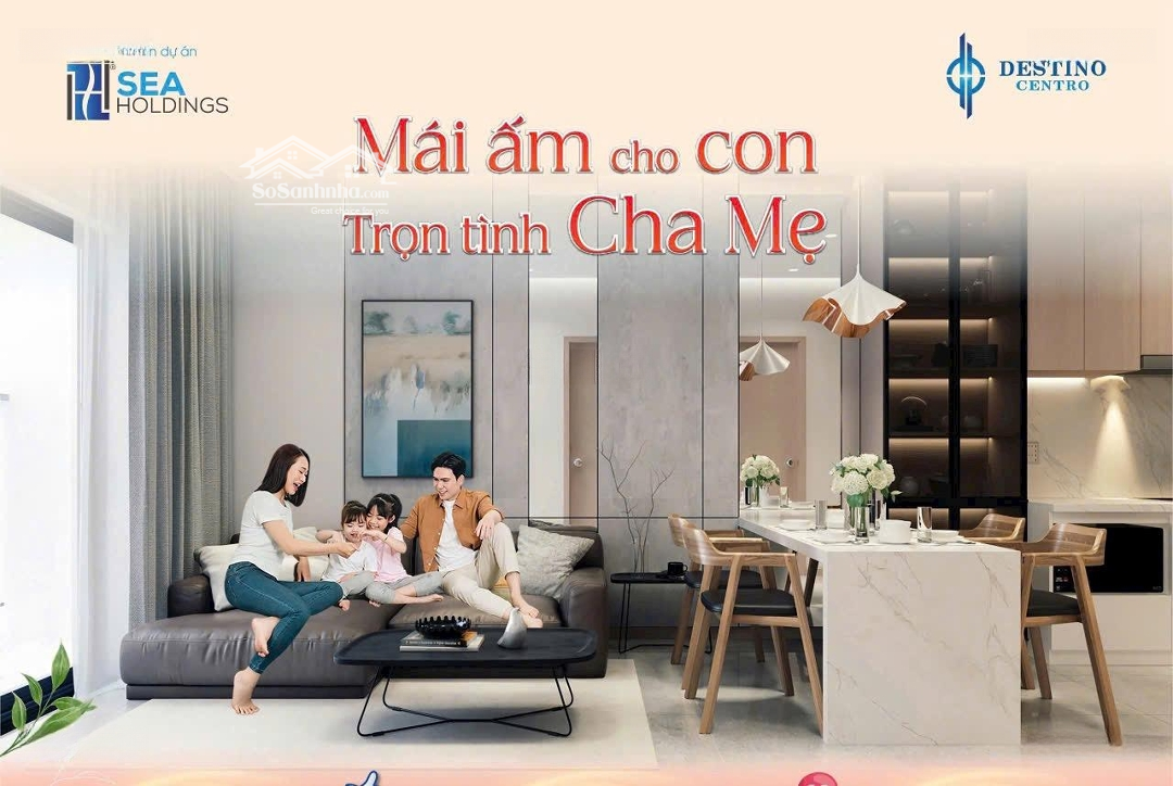 Mua Nhà Nhận Thêm Nhà-Cơ Hội Trúng Căn Hộ Destino Centro Chỉ Hơn 1Tỷ Cạnh Vành Đai 3, Shr, Bank 70%