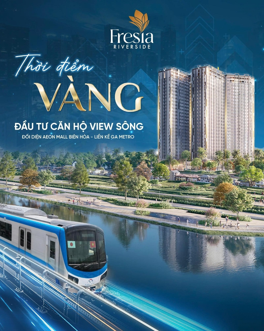 Nhá Hàng Mặt Bằng Tầng Điển Hình Tòa River 1 - Dự Án Fresia Riverside