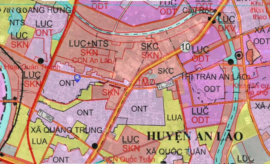Bán Đất Tại Xã Quang Hưng, An Lão, Hải Phòng, Đường 304, Giá 485 Triệu/Lô(60-65M2)