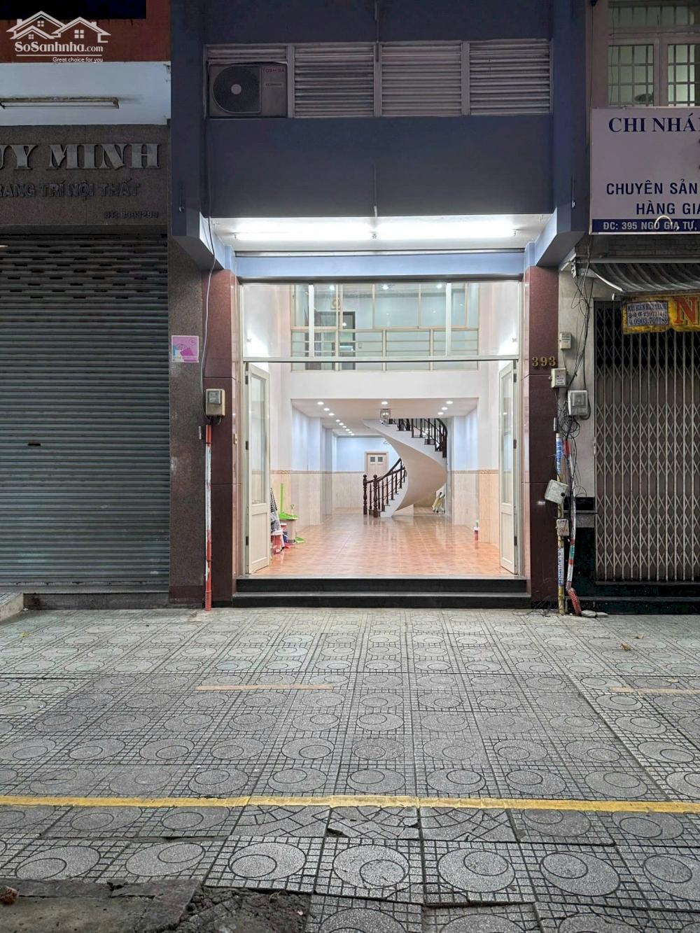 Cho thuê nhà nguyên căn tại mặt tiền Ngô Gia Tự, Phường 2, Quận 10, TP HCM