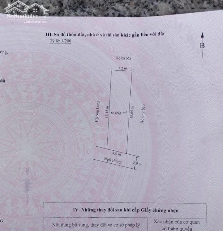 Hàng hiếm Vĩnh Khê, An Đồng, An Dương 65m ngõ oto giá 1,6x tỷ  LH 0979087664