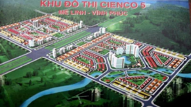 Cần Chuyển Nhượng Liền Kề Dự Án Cienco Mê Linh Diện Tích 100M2.