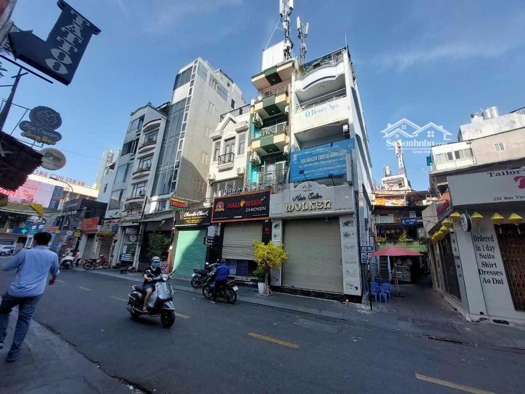 Bán Nhà Góc 2Mt Đường Bùi Viện, P.pnl, Quận 1 - Diện Tích: 4M X 17M - 5 Tầng - Giá: 39,5 Tỷ
