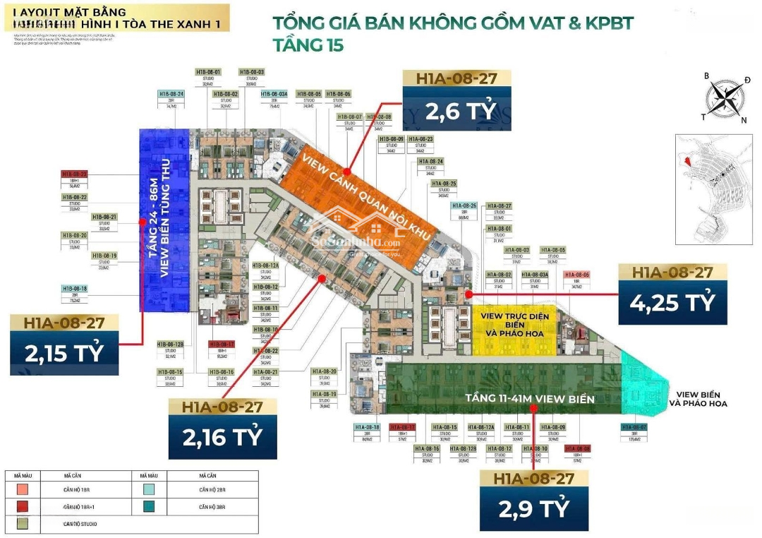 Bán Cc 1 Phòng Ngủ 56M2 Tại Tùng Thu, Cát Bà, Hải Phòng, Giá Dự Kiến Ưu Đãi 2,5 Tỷ