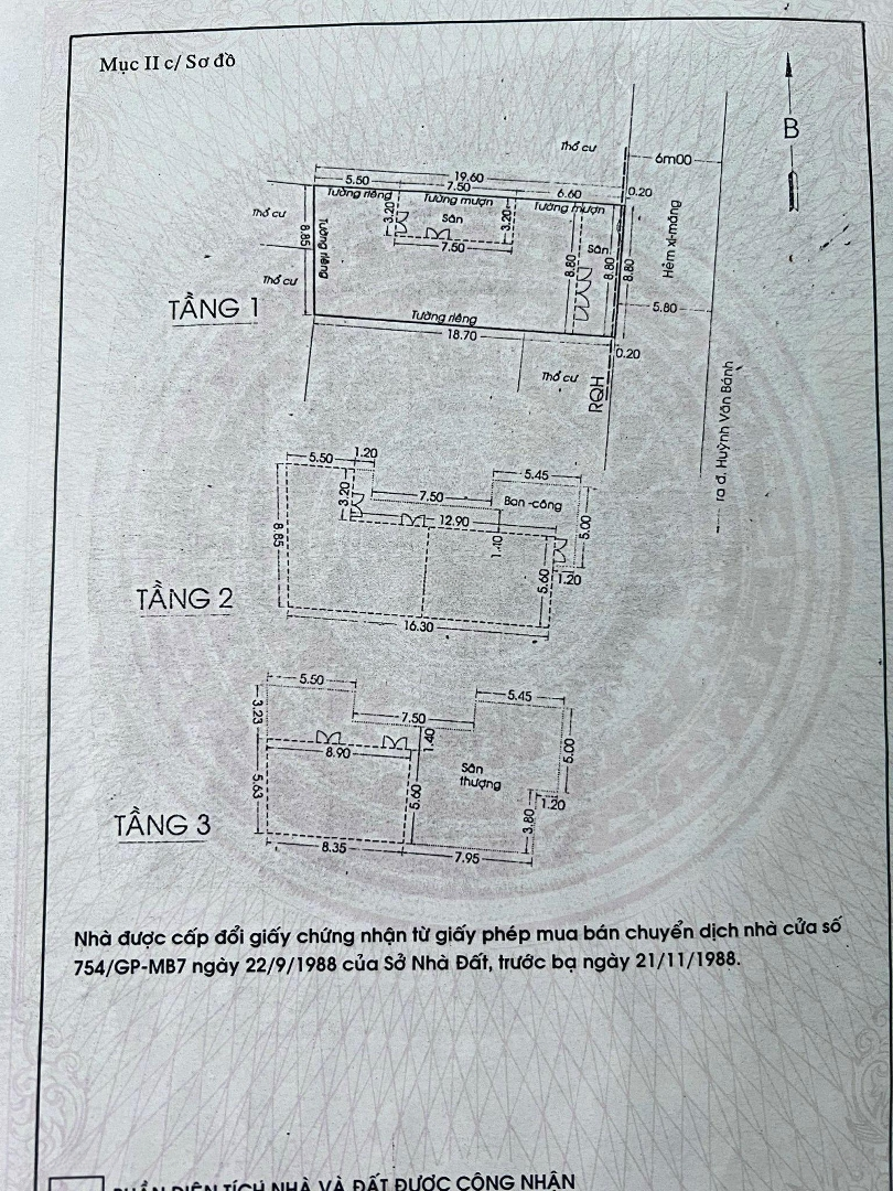 Bán Biệt Thự Cũ Hồ Biểu Chánh, P11, Quận Phú Nhuận. 9 X 20M. 180M2. 1 Trệt 2 Lầu. Giá Bán 33 Tỷ
