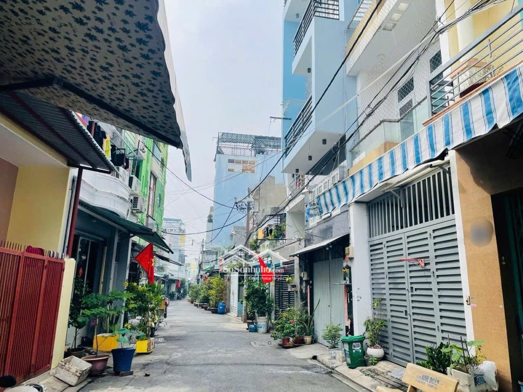 Nhà Hẻm 6M Thông Đường Vườn Lài Phường Tân Thànhdiện Tích4Mx15M C4 Giá Bán 6,9 Tỷ