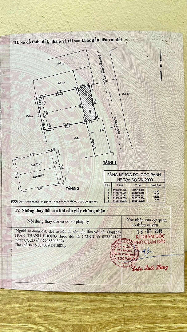 Bán Nhà Mặt Phố Trần Bá Giao, Gò Vấp, Hcm Chỉ 9,6 Tỷ, 71M2