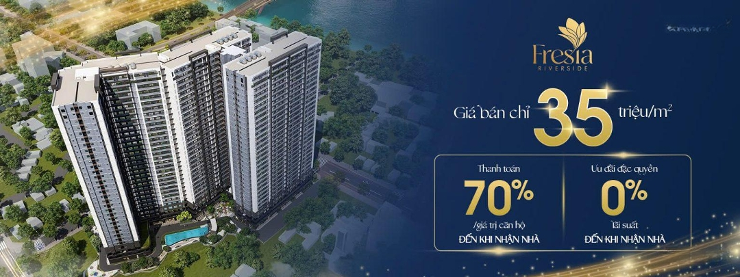 Căn Hộ Fresia Riverside, 1,52 Tỷ, 55M2, 2 Phòng Ngủ 1 Vệ Sinhtại Bùi Hữu Nghĩa, Biên Hòa