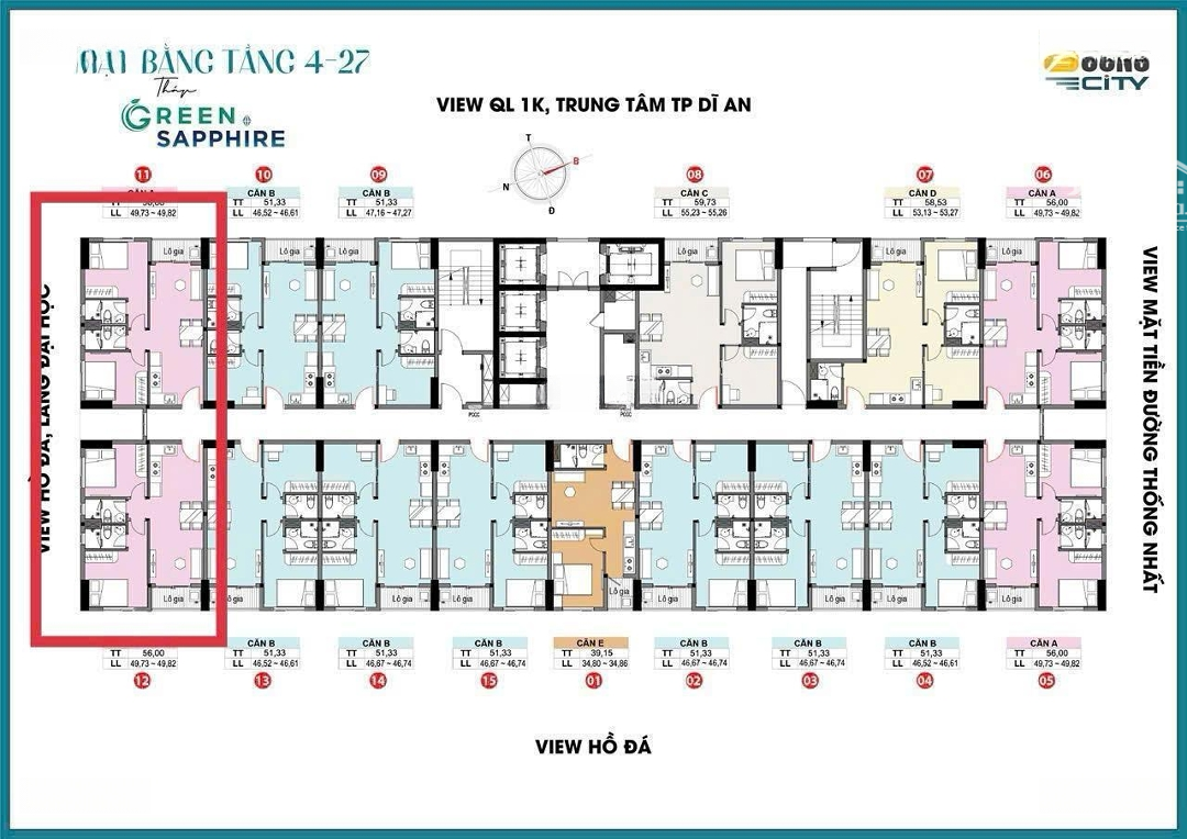 Bcons City 2 Phòng Ngủ 2 Vệ Sinh56M2 View Landmark 81 Giá Bán 2.19 Tỷ. Tt Chỉ 330 Triệu Ck 4% Tặng Ngay 1.5 Chỉ Vàng
