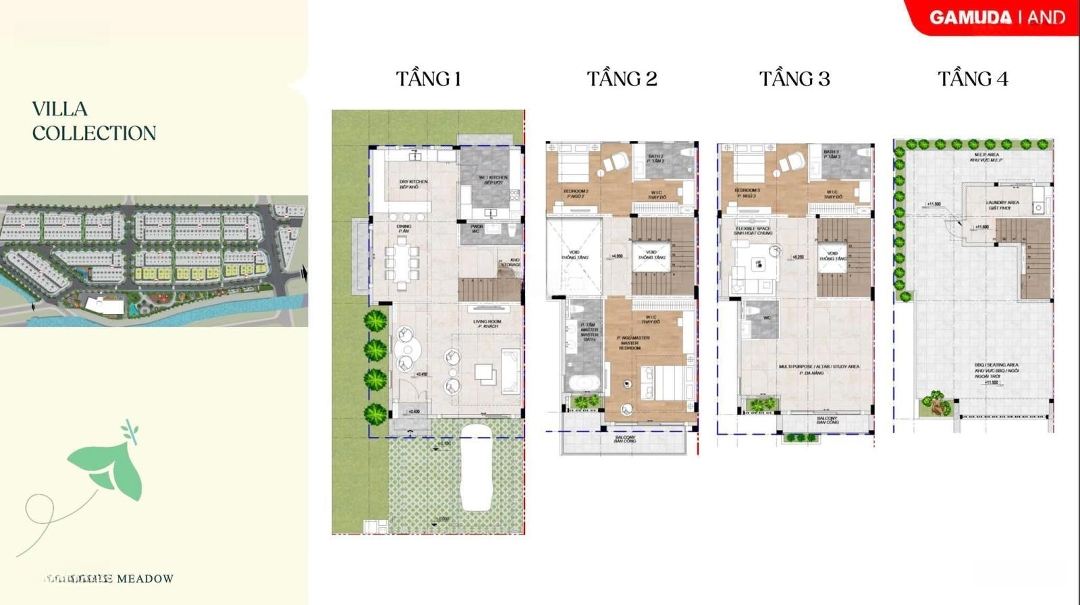 Căn Biệt Thự Độc Bản Toàn Khu, 1 Bước Chân Toàn Tiện Ích, Vị Trí Trái Tim Dự Án, Giá Đợt 1