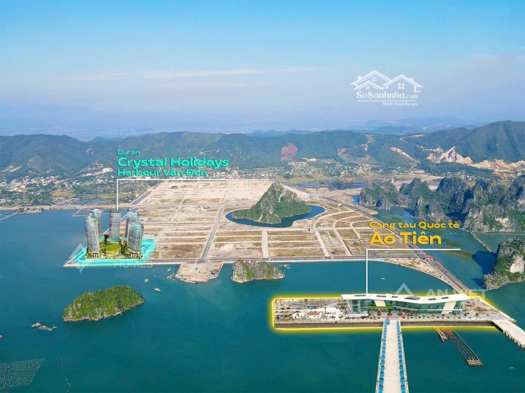 Bán Studio Crystal Holidays Harbour Vân Đồn, 1,75 Tỷ, 30M2, Bàn Giao Full Nội Thất 5 Sao