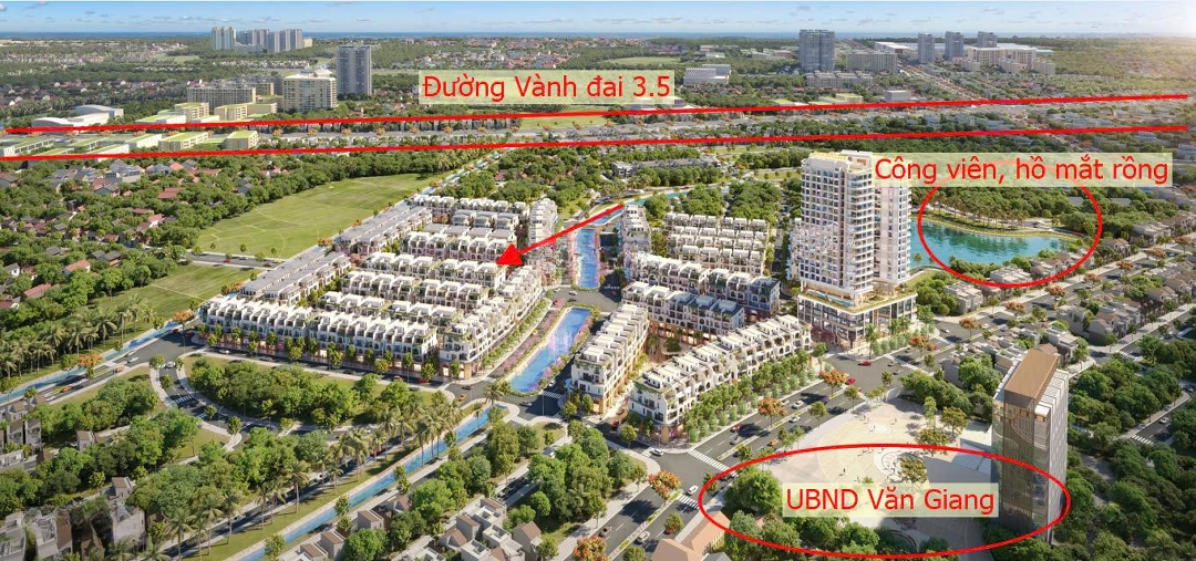 Chính Chủ Bán Căn Biệt Thự Góc 3 Mặt Tiềndiện Tích160M2 Hướng Đông Nam Cực Hiếm Tại Vaquarius Văn Giang