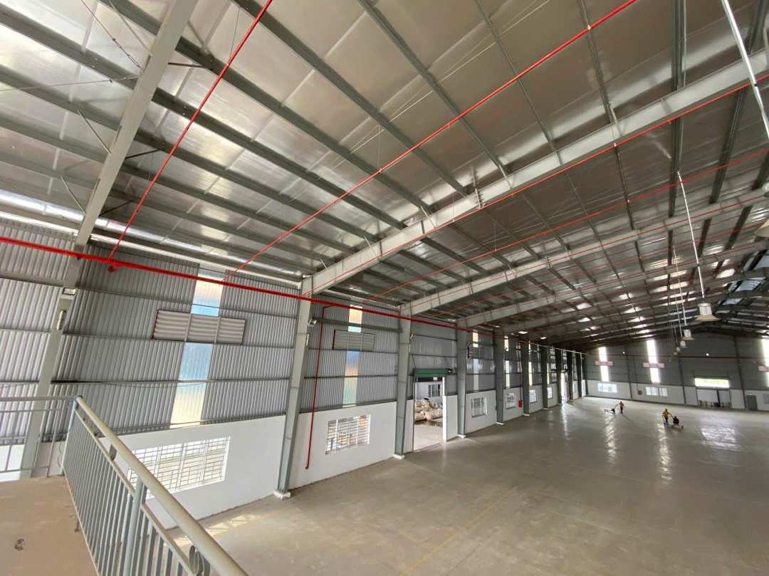 Cho Thuê Kho Xưởng Đức Hòa, Long An, Khuôn Viên: 4.000M2, Xưởng: 2.500M2, Pccc Tự Động