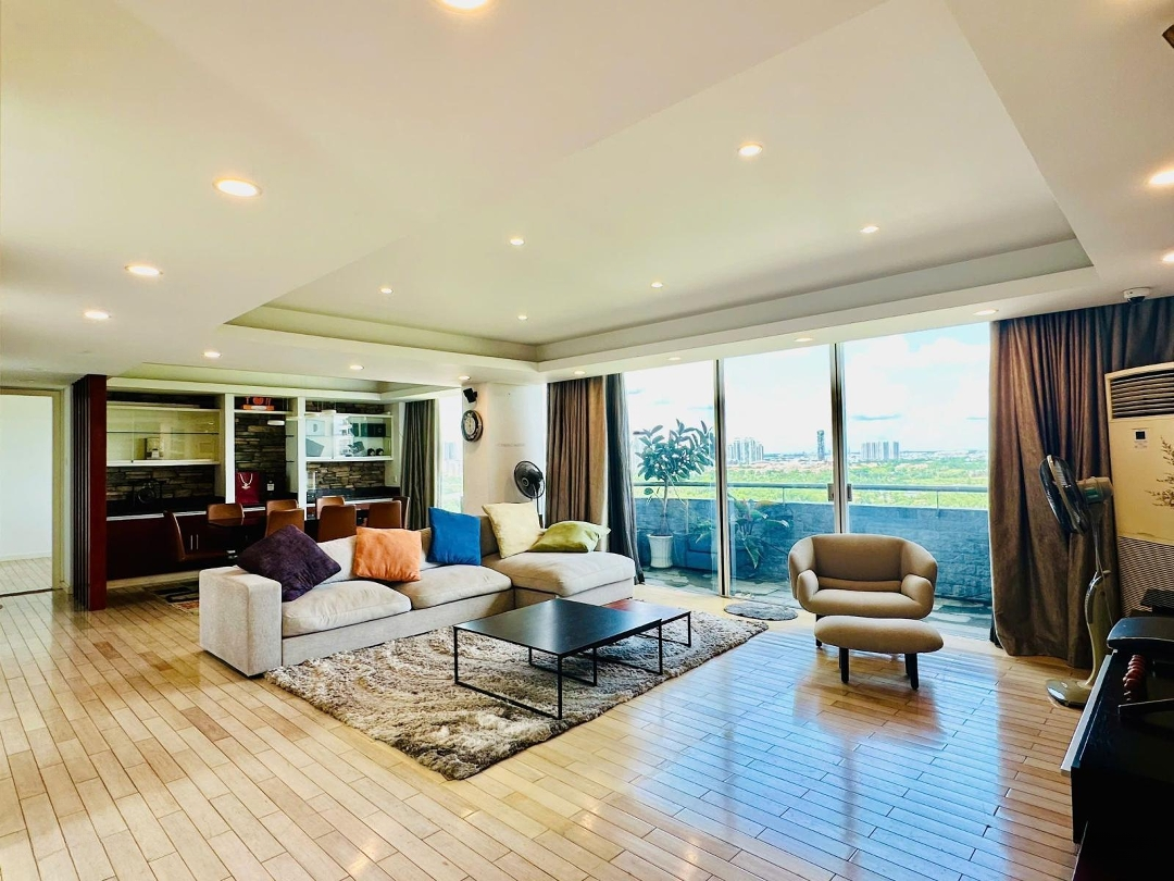 Cho Thuê Ch Penthouse Garden Court 1,Diện Tích330M2 Tk 3 Pn, 4 Vệ Sinh Nhà Đẹp, Nội Thất Cao Cấp Giá 99 Triệu/Th