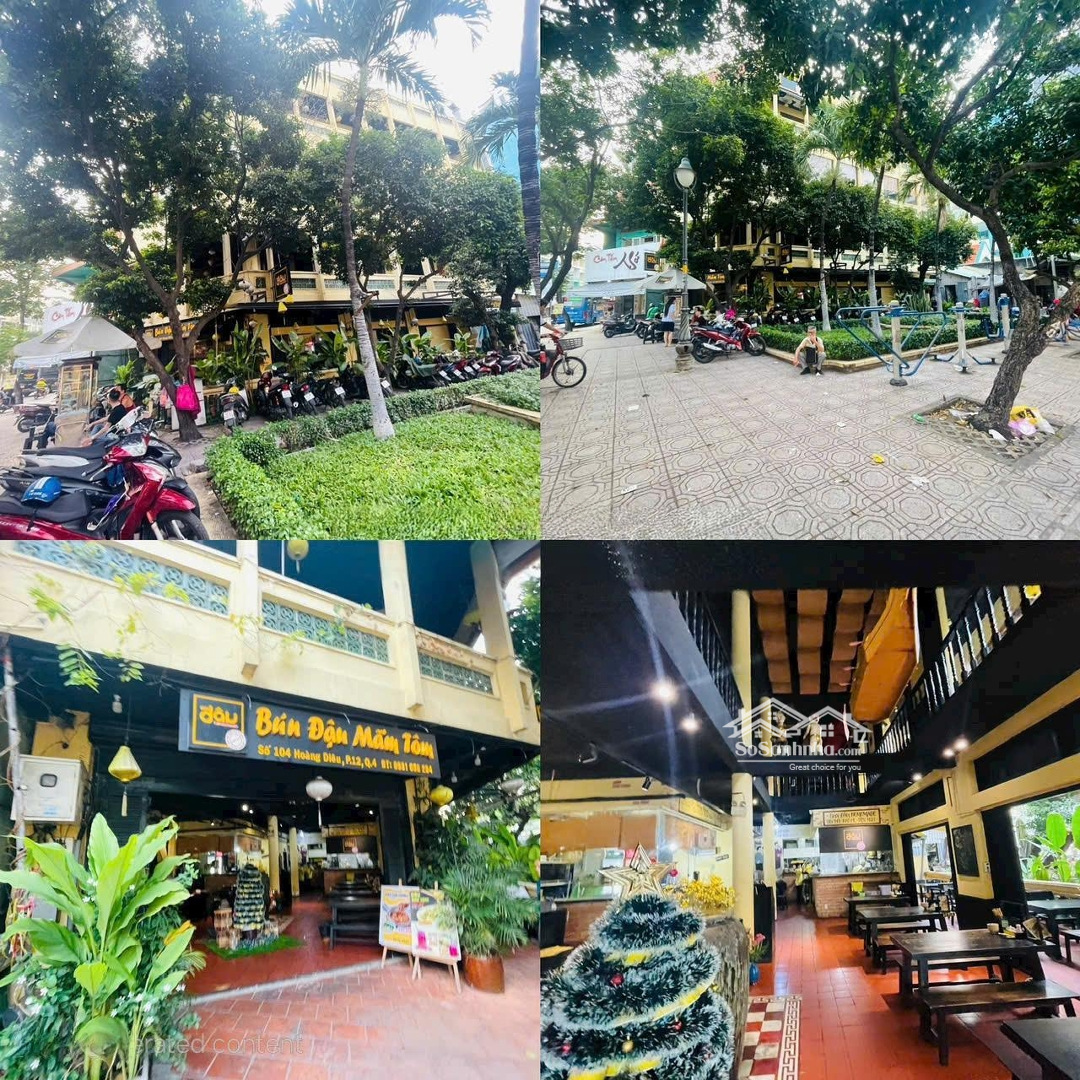 Cho Thuê Nhà Mặt Tiền Tại Ngã Tư Hoàng Diệu - Lê Quốc Hưng Q4, 10X20M, 4 Tầng, Chỗ Để Xe Rộng