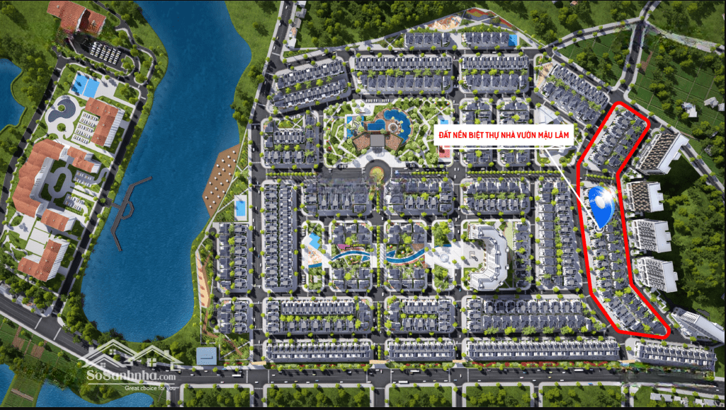 Mở Bán Biệt Thự Nhà Vườn Mậu Lâm, Vĩnh Yên Diện Tích Từ 184M2 Đến 542M2, Bìa Đỏ Trao Tay