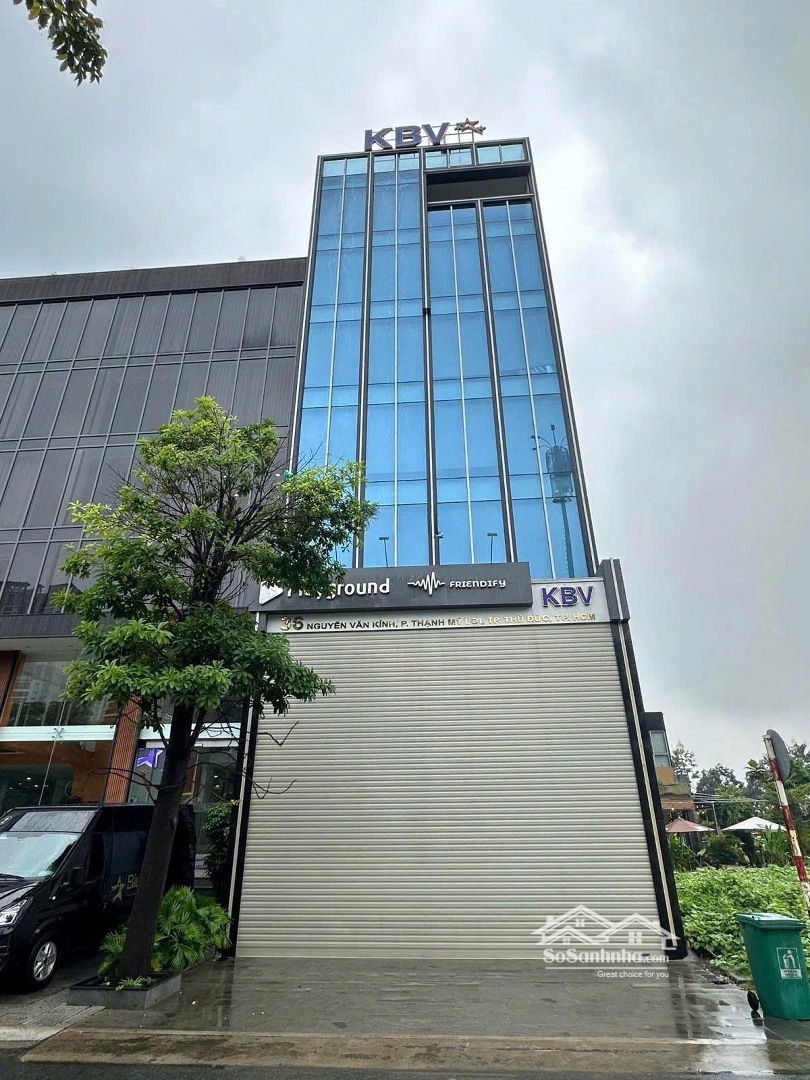 Bán Tòa Nhà Văn Phòng Mặt Tiền Nguyễn Văn Kỉnh, Thạnh Mỹ Lợi, Q2 Khu Huy Hoàng,160M2,Hầm 7T,Giá 54T