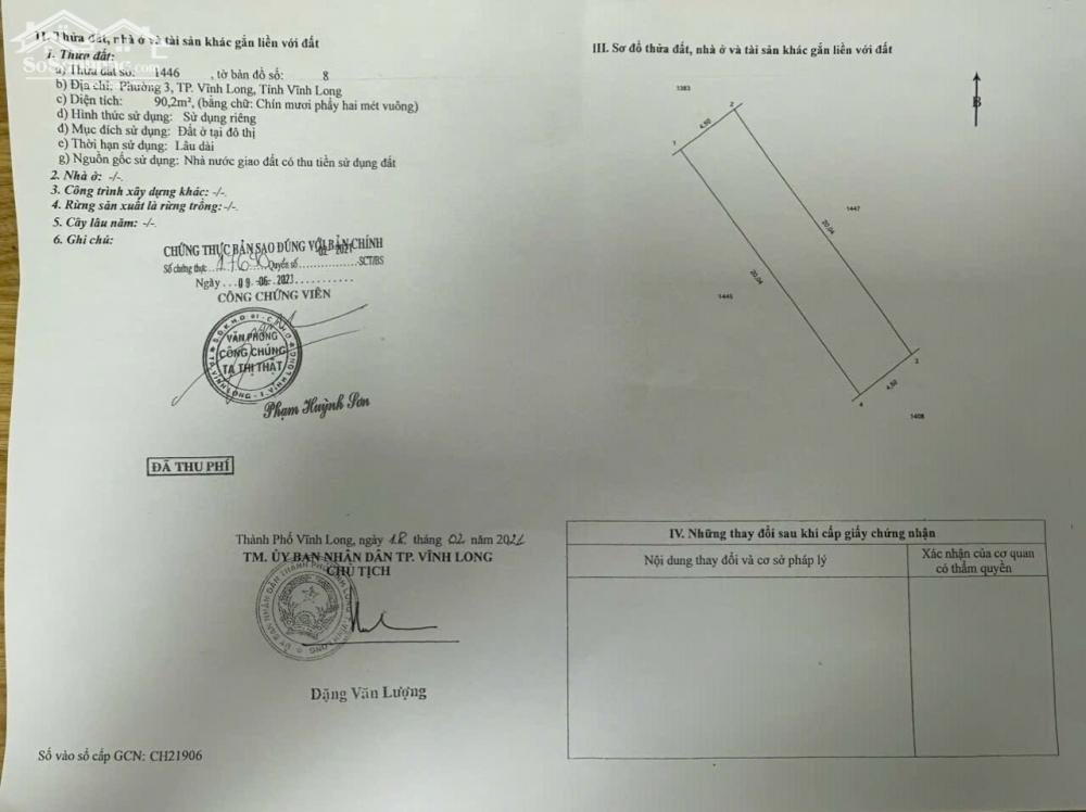 BÁN ĐẤT MẶT TIỀN CÔNG VIÊN ĐÀI TRUYỀN HÌNH PHƯỜNG 3 VĨNH LONG