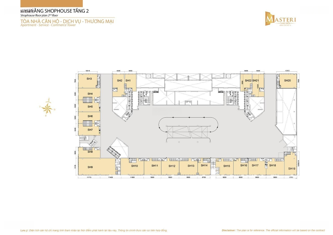 Cho Thuê Shophouse Masteri Thảo Điền, 60 Triệu, 140M2, Mặt Tiền 8M, Nhiều Tiện Ích