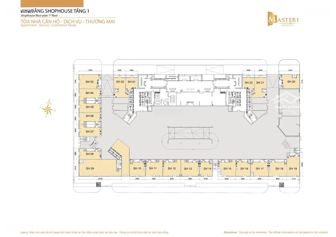 Cho Thuê Shophouse Masteri Thảo Điền, 60 Triệu, 140M2, Mặt Tiền 8M, Nhiều Tiện Ích