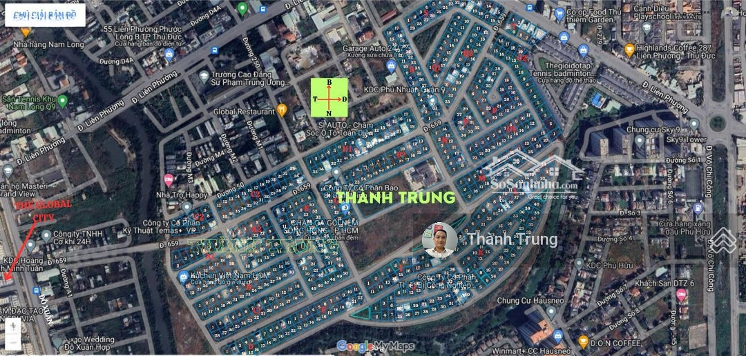 Chuyên Bán Đất Biệt Thự Mặt Tiền Trục Chính 659 Kdc Phú Nhuận, Giá Tốt Để Đầu Tư Chỉ 100 Triệu/M2