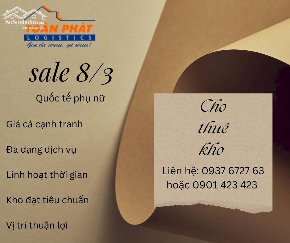 CHO THUÊ KHO CHỨA HÀNG 500M2 TẠI THUẬN AN- BÌNH DƯƠNG