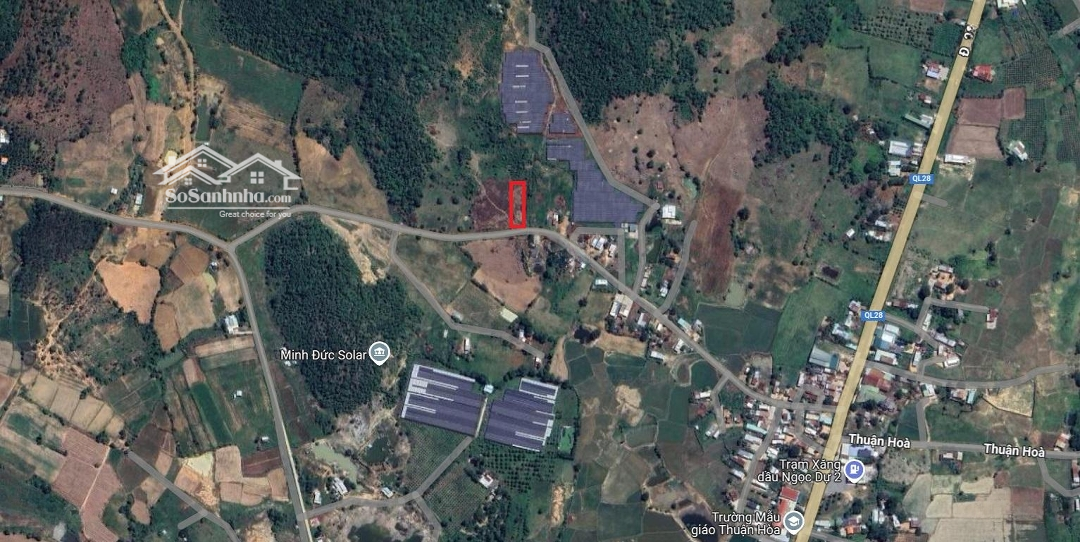 Bán 1.141M2/200M2 Thổ Cư, Mặt Tiền 20M Tại Thôn Dân Hòa, Xã Thuận Hòa, Huyện Hàm Thuận Bắc