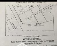 Bán Đất Mặt Tiền Đường Số 49 Phường Bình Trưng Đông Q2.Tp Thủ Đức 239.6M2. Giá Bán 27 Tỷ 554