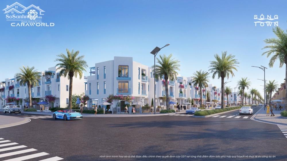 Nhà phố biển "Sông Town" còn 3 căn cuối cùng giữ full chính sách cũ 25,8% và 50 triệu