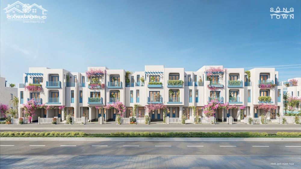 Nhà phố biển "Sông Town" còn 3 căn cuối cùng giữ full chính sách cũ 25,8% và 50 triệu