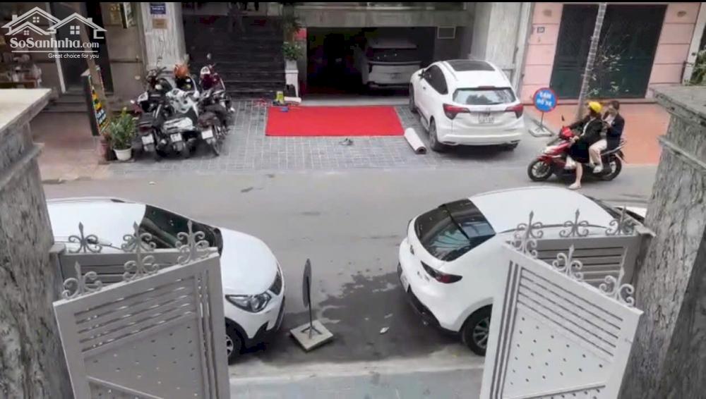 Cho thuê nhà Hoàng Ngân 6 tầng thang máy 130m2 2 mặt trước sau mới đẹp kinh doanh mọi mô hình