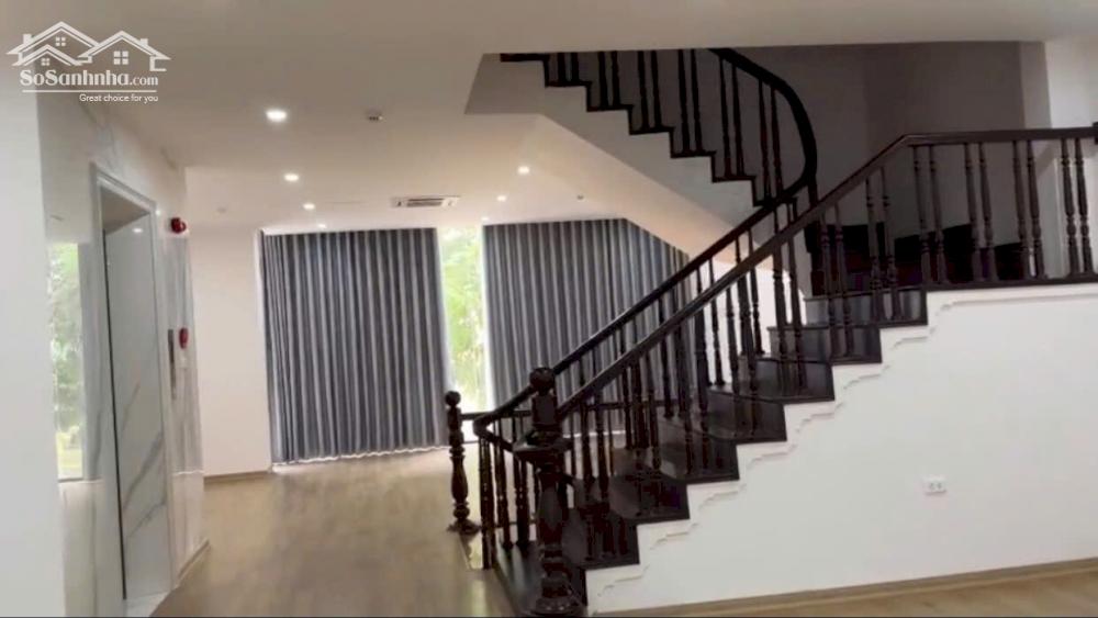Cho thuê nhà Hoàng Ngân 6 tầng thang máy 130m2 2 mặt trước sau mới đẹp kinh doanh mọi mô hình