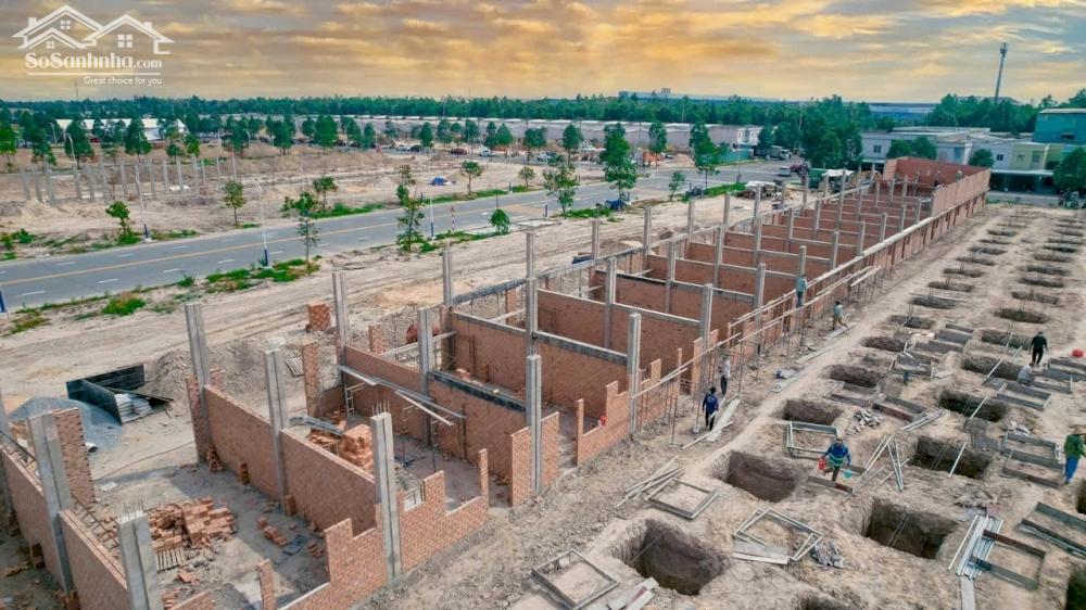 Nhà 1 trệt 1 lững 150m2 ở bàu bàng