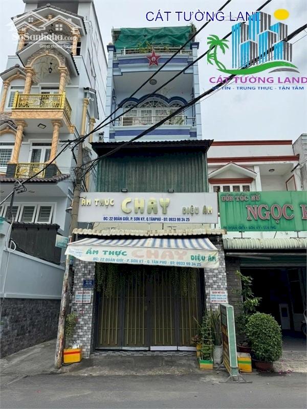 Mặt Tiền Đoàn Giỏi, Đối diện AEON Tân Phú. Nhà 4x20m, 4 Tầng, chỉ 9.9 tỷ