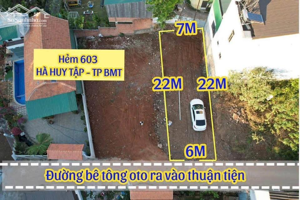 6x22 nở hậu 7 hẻm Hà Huy Tập p.Tân Lợi (qua vành đai)