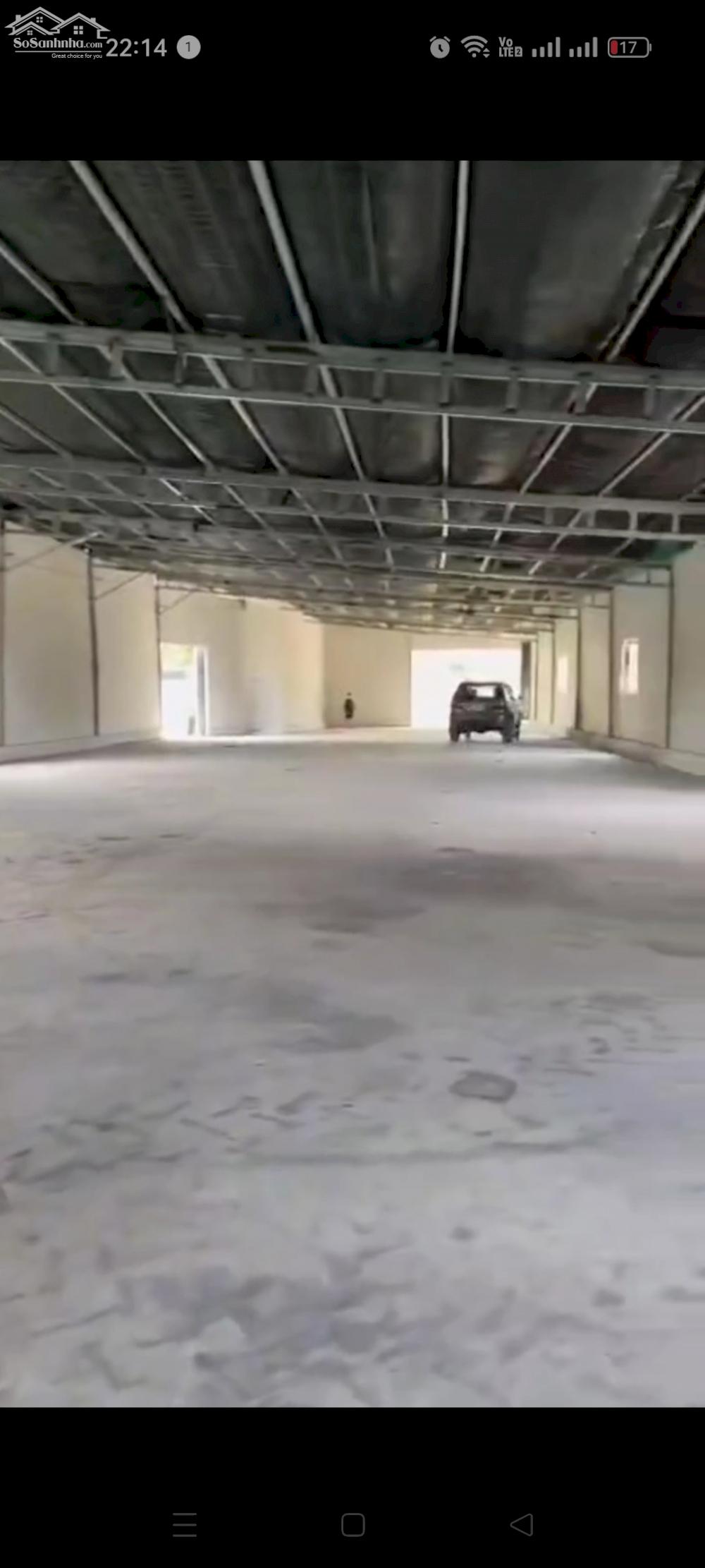 Cho thuê kho đ.Phan Thị So-Phước Vĩnh An-Củ Chi.Dt 20x50~1000m2~60tr