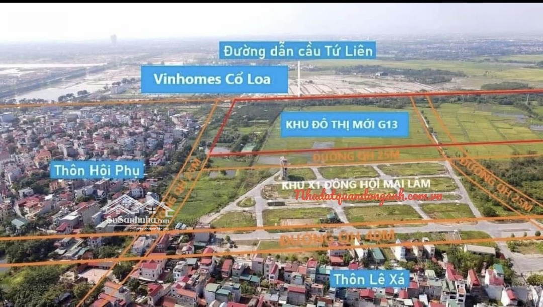 Bán Đất X1 Đông Hội Mai Lâm Đông Anh Gần Vinhomes Cổ Loa Cạnh Đường Quy Hoạch 40M.