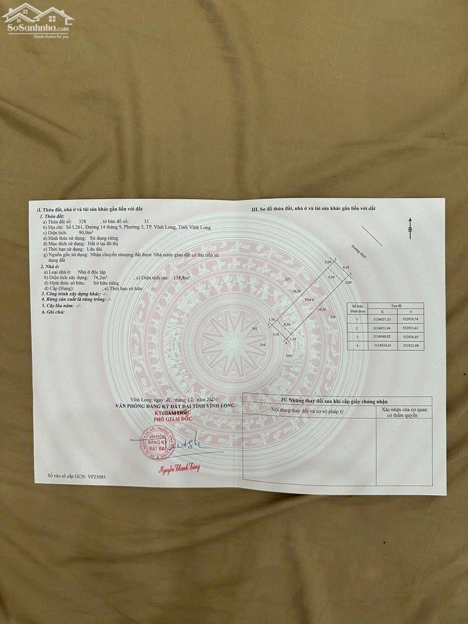 Bán Nhà Mới 100% Đường 7A Khu Minh Linh Phường 5 TP VĨNH LONG gần UBND PHƯỜNG 5