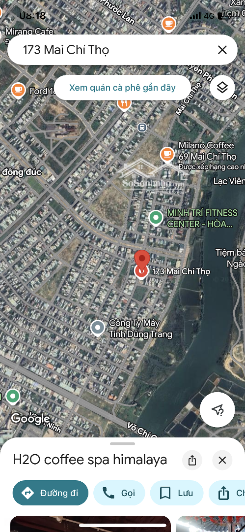 Cần Sang Quán Cafe Lô Góc Đường Mai Chí Thọ, Hoà Xuân, Cẩm Lệ
