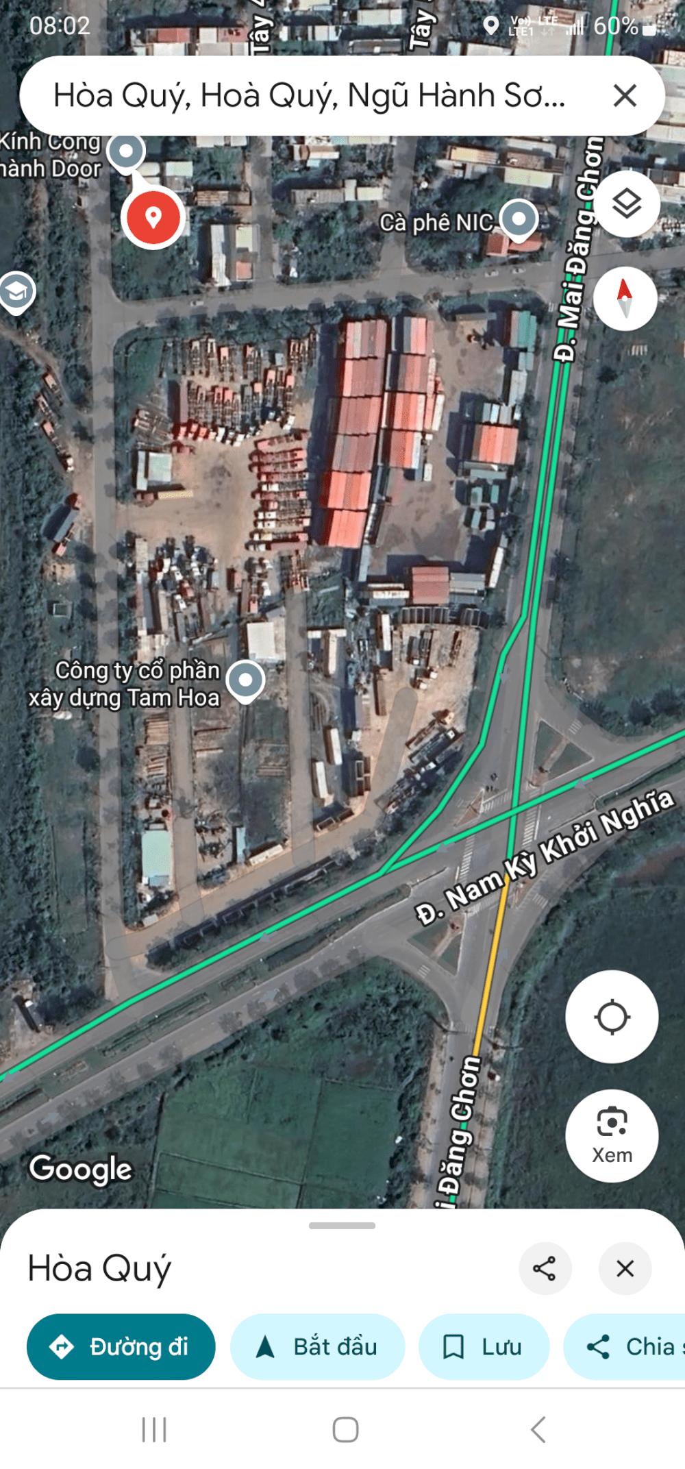 Cho thuê lâu dài 25.000m2 lô đất 4 mặt tiền Đường Nam Kỳ Khởi Nghĩa, Ngũ Hành Sơn, Đà Nẵng.