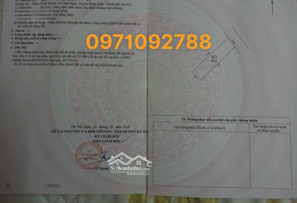 Bán Đất Bìa Làng Vĩnh Thanh, Xã Vĩnh Ngọc View Vinhome Tàm Xá Lô Cơ Hội Nhân 2 Tài Sản