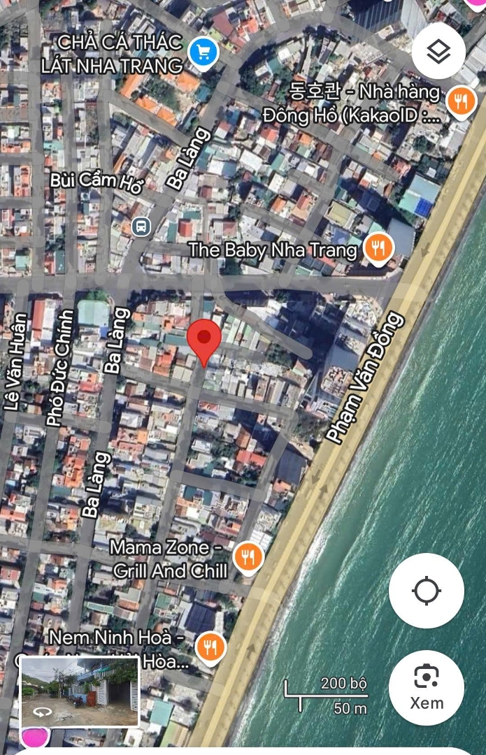 Đất Cách Biển Nha Trang Chỉ 150M, Dtich 106M Ngang 6,6M Giá Bán 7,6Tỷ Hẻm Điện Biên Phủ.