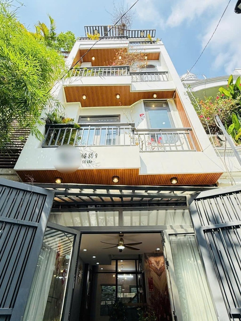 Quận Gò Vấp. Đường Số 9 Phường 9 Nhà Đẹp Ở Ngay Giá Nhích 6 Tỷ