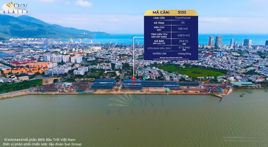 Diện Tích Sàn Đến 425 M2 Cho Căn Shophouse 5 Tầng Tại Vị Trí Vàng - Của Cdt Sun Group - Ck Đến 10%
