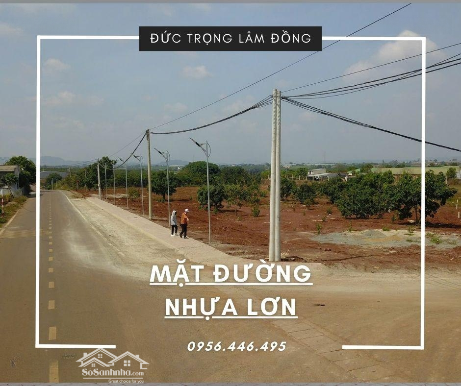 260M2 Giá Chỉ 1 Tỷ 50 Triệu, Đất Ngay Mặt Đường Nhựa Lớn, Có Sổ Riêng Cách Sân Bay Liên Khương 9Km