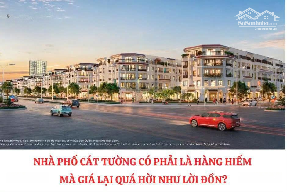 Bán Căn Nhà Phố Cát Tường 75M2 Vinhomes Cổ Loa (Global Gate) Đông Anh - Tiện Ích Hoàn Hảo