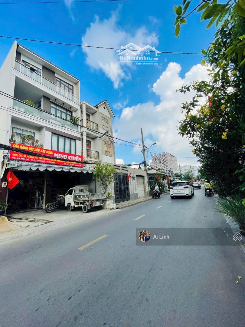Hót Bán Nhà Mặt Tiền 4T Kiên Cố Đường Bình Phú Tam Phú Gần Phạm Văn Đồng Vành Đai 2Diện Tích81M1 (5X16)