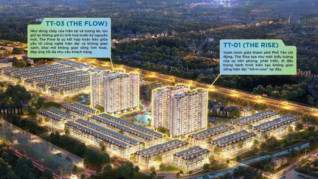 Bán Căn Chung Cư Yên Bình Complex Phổ Yên Hướng Hồ Nằm Trong Kđt Yên Bình Xanh Hơn 70Ha