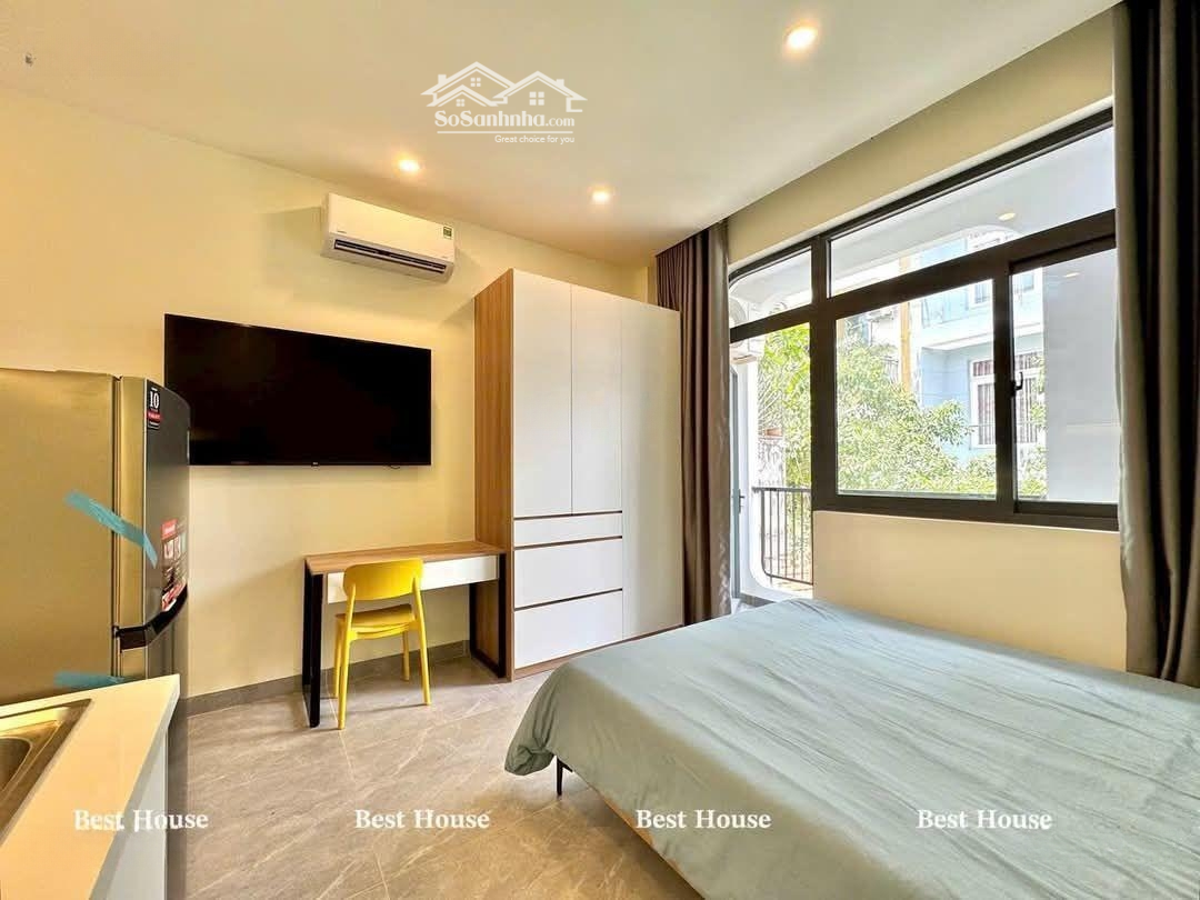 Studio Cao Cấp Mới Khai Trương Ngay Lê Văn Sỹ Full Nội Thất, Ban Công Thoáng Mát, Thang Máy