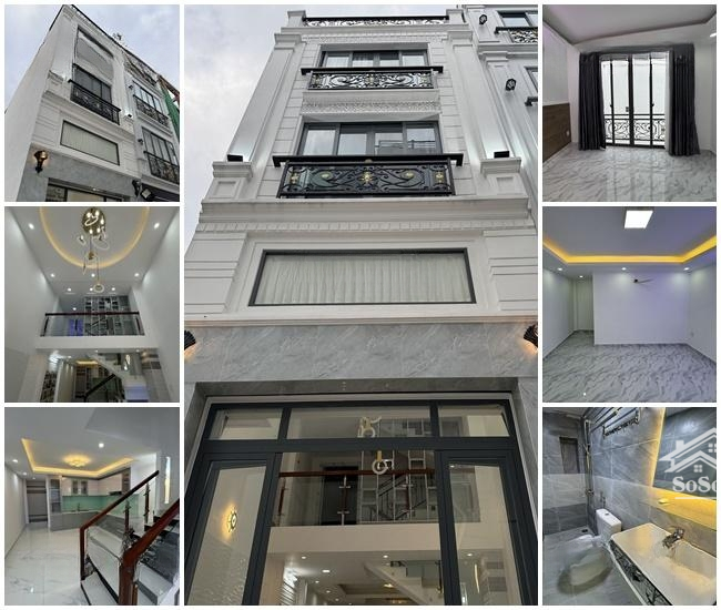 Nhà Phố 3 Lầu (4Mx12,5M=50M2) 5 Phòng Ngủ Hẻm Ôtô 7 Chỗ Khu Đồng Bộ Nguyễn Thượng Hiền, Bình Thạnh